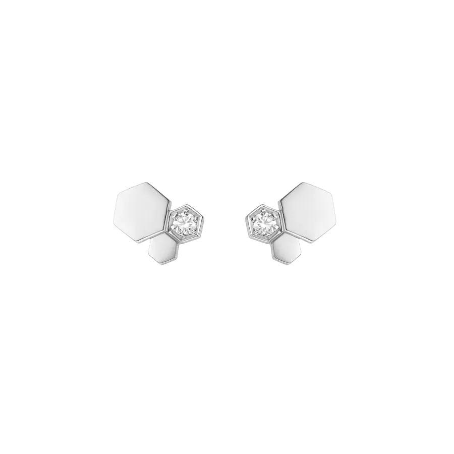 [Stars Jewelry]BEE LOVE SILVER DIAMOND EARRINGS