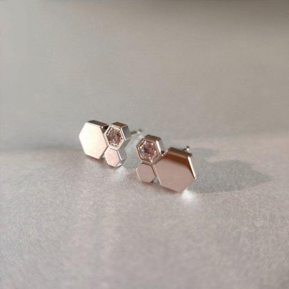 [Stars Jewelry]BEE LOVE SILVER DIAMOND EARRINGS