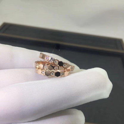 [Stars Jewelry]BEE LOVE RING PINK GOLD DIAMOND