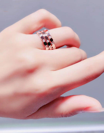[Stars Jewelry]BEE LOVE RING PINK GOLD DIAMOND