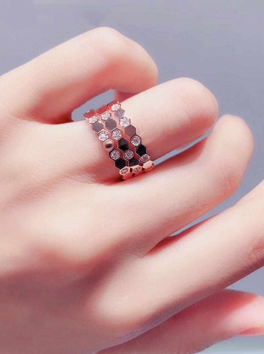 [Stars Jewelry]BEE LOVE RING PINK GOLD DIAMOND