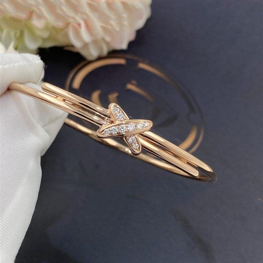 [Stars Jewelry]JEUX DE BRACELET PINK GOLD DIAMONDS