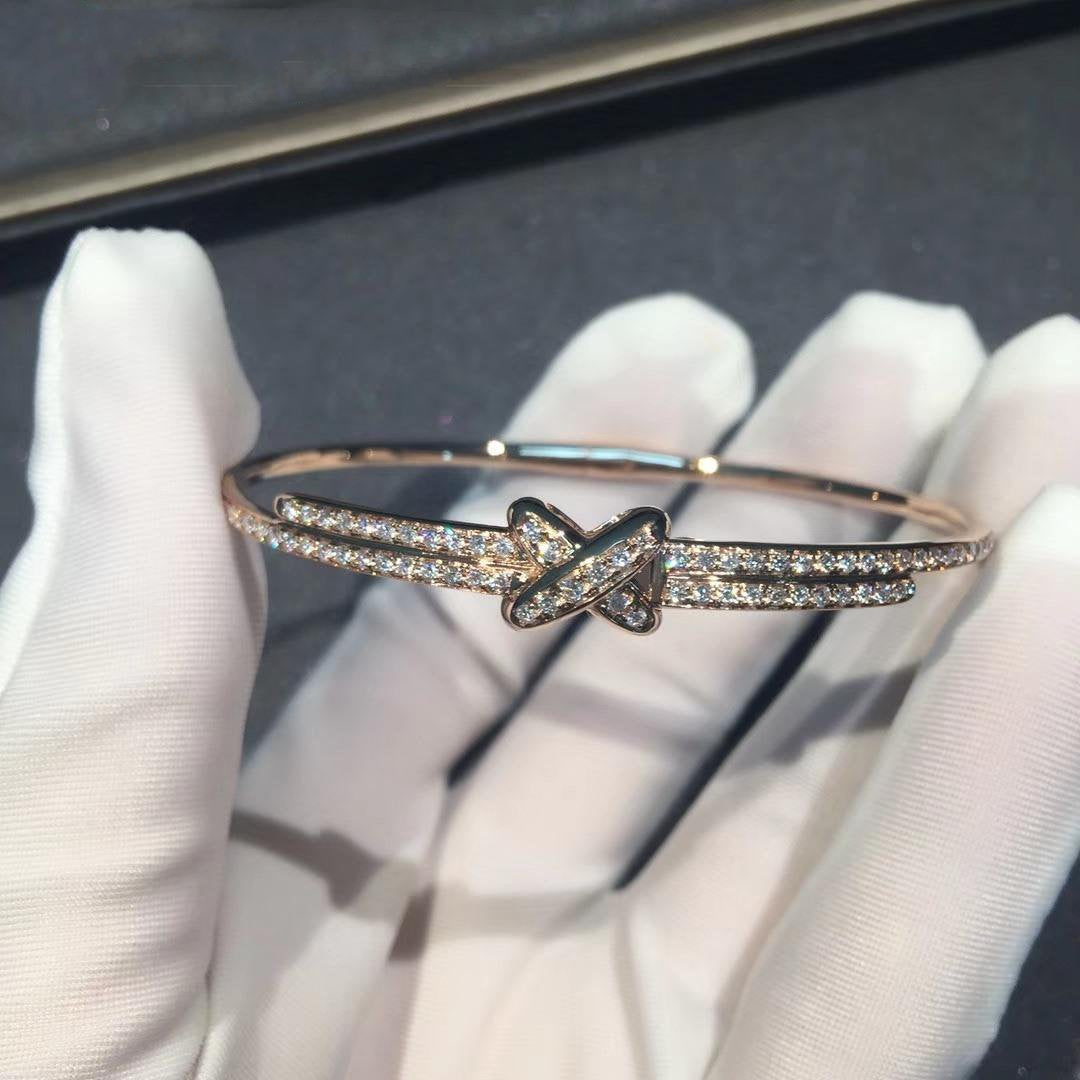 [Stars Jewelry]JEUX DE BRACELET DIAMONDS PINK GOLD