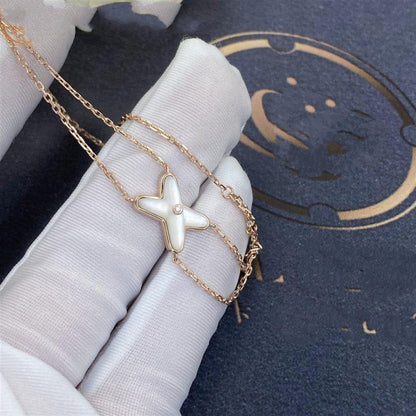 [Stars Jewelry]JEUX BRACELET WHITE MOP PINK GOLD 1 DIAMOND