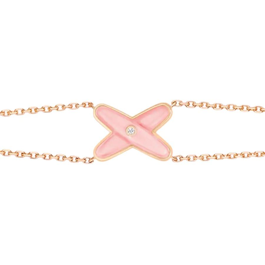 [Stars Jewelry]JEUX BRACELET PINK MOP PINK GOLD 1 DIAMOND