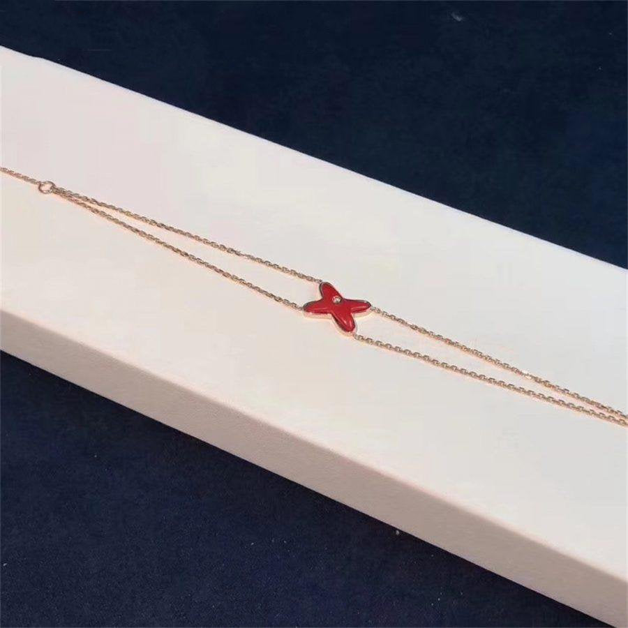 [Stars Jewelry]JEUX BRACELET CARNELIAN PINK GOLD 1 DIAMOND