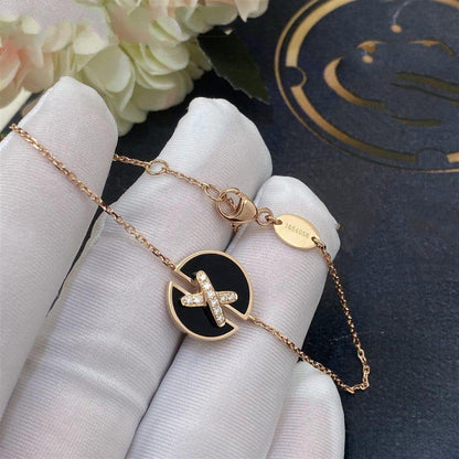 [Stars Jewelry]JEUX DE BRACELET ONYX PINK GOLD DIAMOND