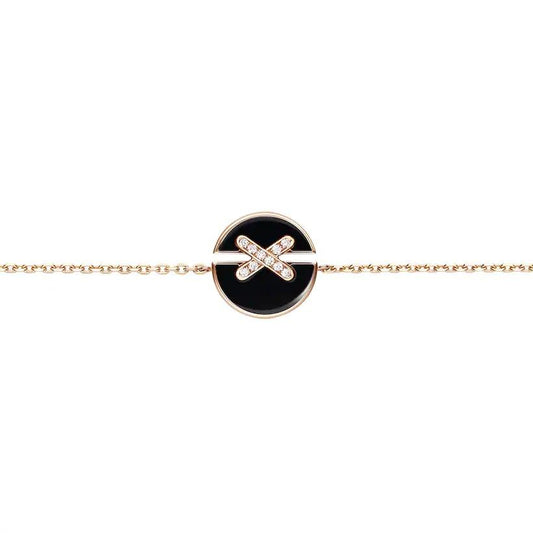 [Stars Jewelry]JEUX DE BRACELET ONYX PINK GOLD DIAMOND