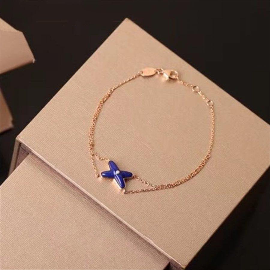 [Stars Jewelry]Hollow Design Four-Leaf Clover Flower Shape Ring