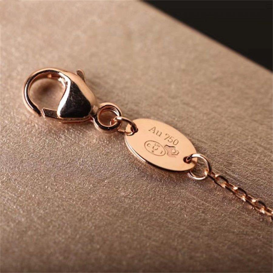 [Stars Jewelry]Hollow Design Four-Leaf Clover Flower Shape Ring