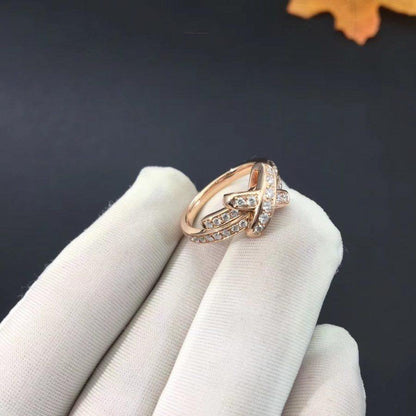 [Stars Jewelry]JEUX DE RING PINK GOLD DIAMOND