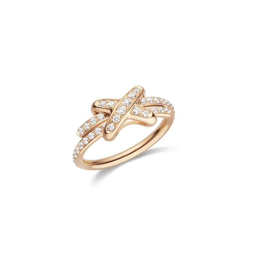 [Stars Jewelry]JEUX DE RING PINK GOLD DIAMOND