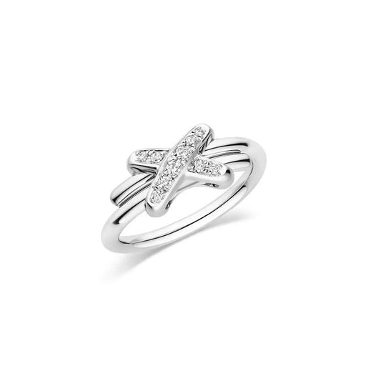 [Stars Jewelry]JEUX DE SILVER DIAMOND RING
