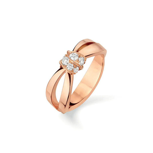 [Stars Jewelry]LIENS RING PINK GOLD DIAMOND