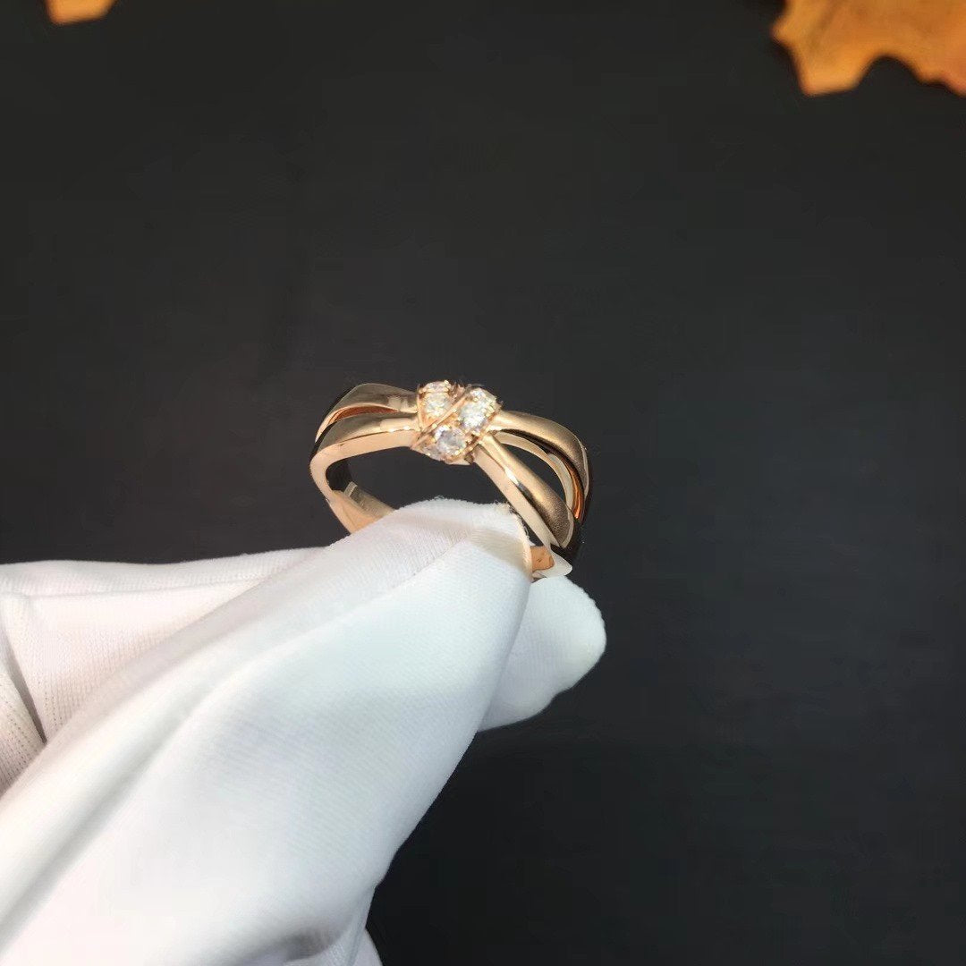 [Stars Jewelry]LIENS RING PINK GOLD DIAMOND