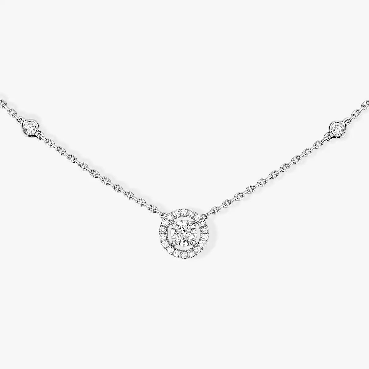 [Stars Jewelry]Diamond Necklace 0,20ct Brilliant Shape Joy