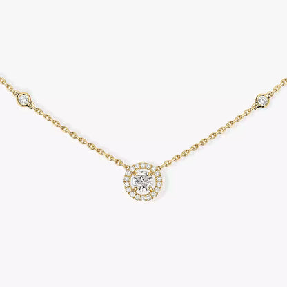 [Stars Jewelry]Diamond Necklace 0,20ct Brilliant Shape Joy