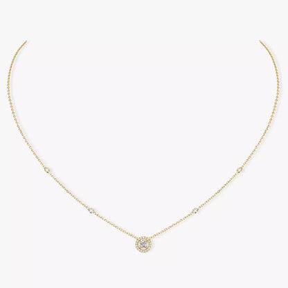 [Stars Jewelry]Diamond Necklace 0,20ct Brilliant Shape Joy