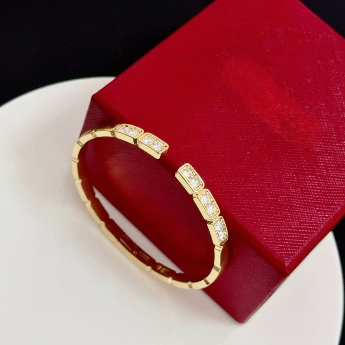 [Stars Jewelry]LOVE DIAMOND OPEN  BRACELET