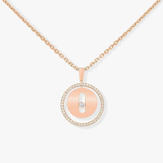 [Stars Jewelry]LUCKY MOVE PM NECKLACE PINK GOLD DIAMOND