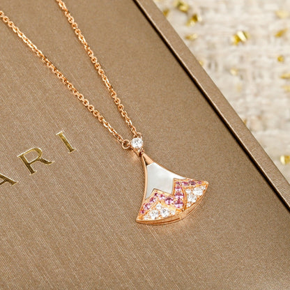 [Stars Jewelry]BVLGARI Divas' Dream Qixi Exclusive Pink Gemstone Necklace