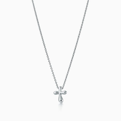 [Stellar jewels]CROSS PENDANT MINI BARE CROSS NECKLACE