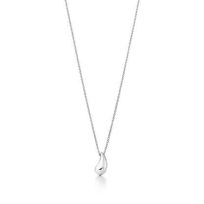 [Stellar jewels]ELSA PERETTI TEARDROP PENDANT STERLING SILVER NECKLACE
