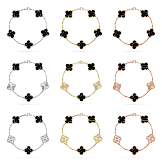 [Stars Jewelry] CLOVER 5 MOTIF PULSAR STONE BRACELET COLLECTION