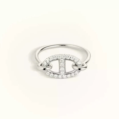 [Stars Jewelry]RONDE SMALL SILVER DIAMOND RING