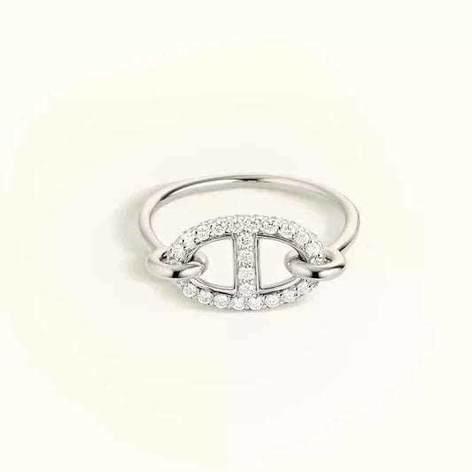 [Stars Jewelry]RONDE SMALL SILVER DIAMOND RING