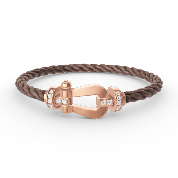 [Stars Jewelry]FORCE LARGE HORSESHOE HALF DIAMOND BRACELET ROSE GOLD