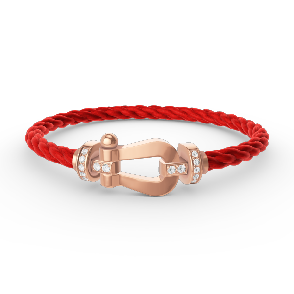 [Stars Jewelry]FORCE LARGE HORSESHOE HALF DIAMOND BRACELET ROSE GOLD