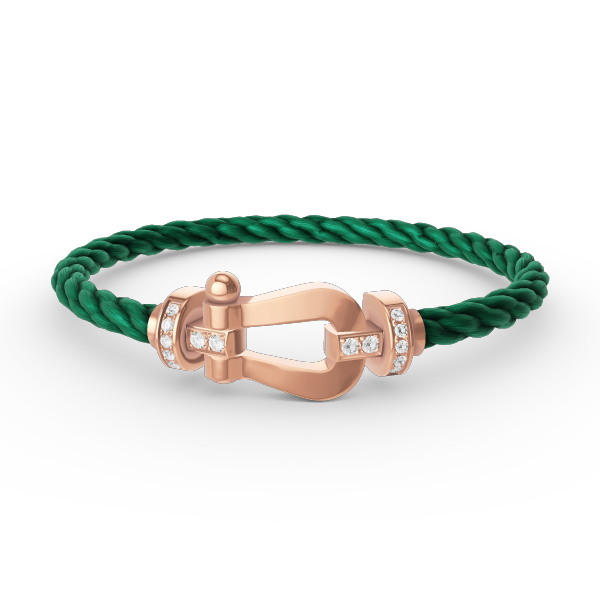 [Stars Jewelry]FORCE LARGE HORSESHOE HALF DIAMOND BRACELET ROSE GOLD