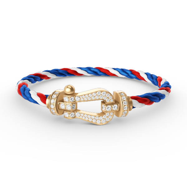 [Stars Jewelry]FORCE LARGE HORSESHOE FULL DIAMOND BRACELET GOLD