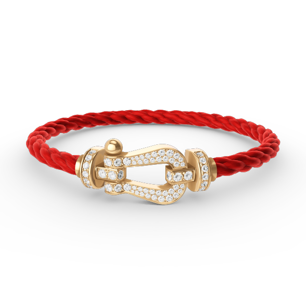 [Stars Jewelry]FORCE LARGE HORSESHOE FULL DIAMOND BRACELET GOLD