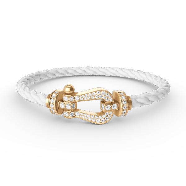 [Stars Jewelry]FORCE LARGE HORSESHOE FULL DIAMOND BRACELET GOLD