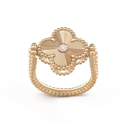 [Stars Jewelry]CLOVER RIVERSIBLE ROSE GOLD RING
