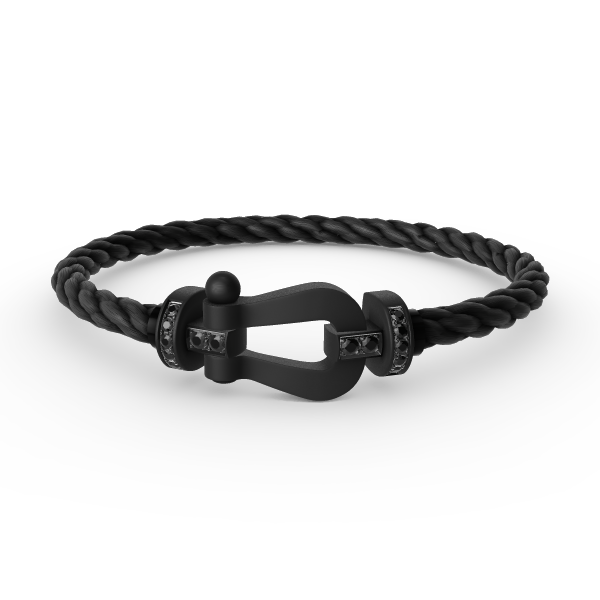 [Stars Jewelry]FORCE LARGE SERIES HORSESHOE BLACK SAMURAI BRACELET