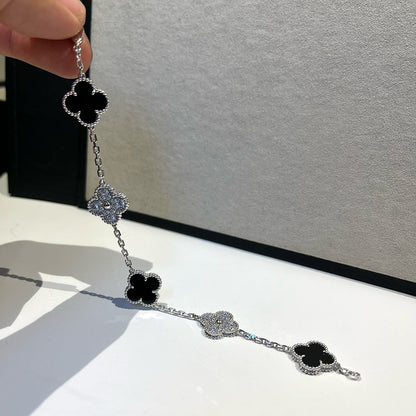 [Stars Jewelry] CLOVER 5 MOTIF ONYXS BRACELET COLLECTION