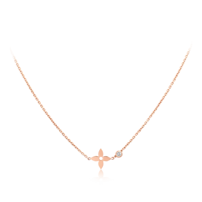 [Stars Jewelry]BLOSSOM PENDANT PINK GOLD AND DIAMOND