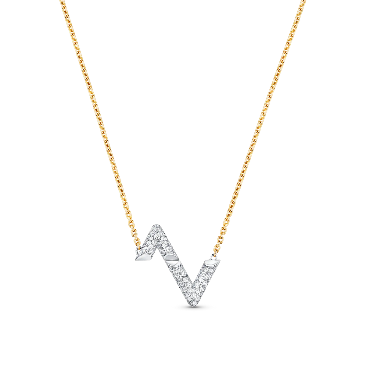 [Stars Jewelry]VOLT SILVER DIAMOND PEDANT NECKLACE
