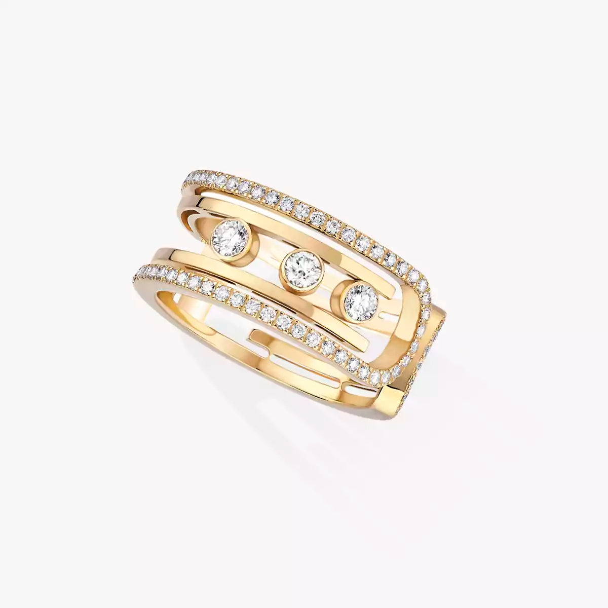 [Stars Jewelry]Move 10th Diamond Ring in Gold