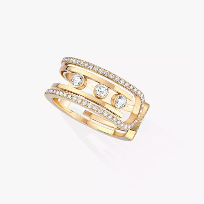 [Stars Jewelry]Move 10th Diamond Ring in Gold