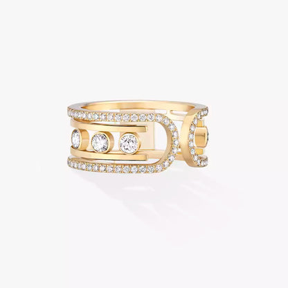 [Stars Jewelry]Move 10th Diamond Ring in Gold