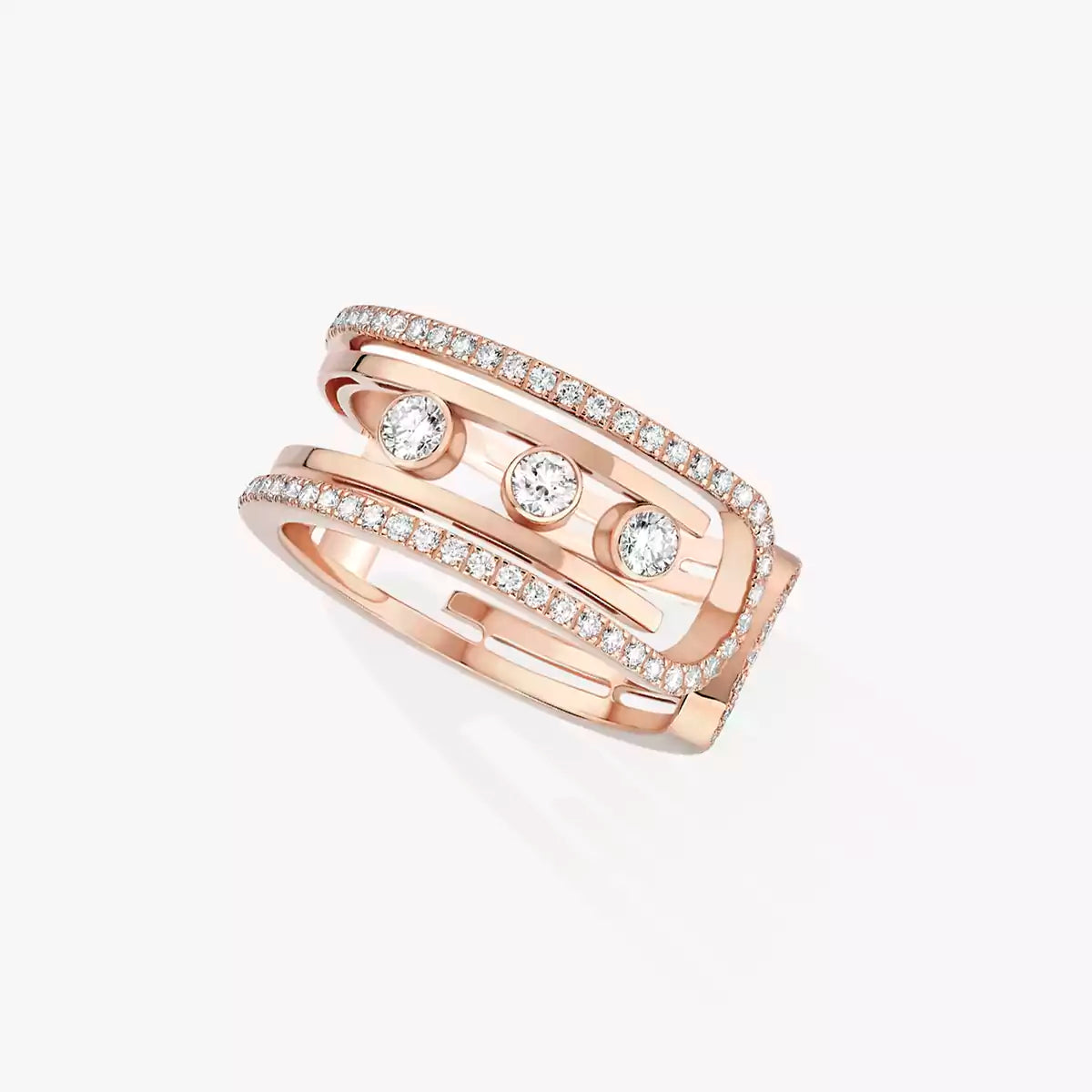 [Stars Jewelry]Move 10th Diamond Ring in Gold