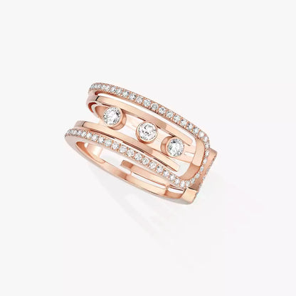 [Stars Jewelry]Move 10th Diamond Ring in Gold