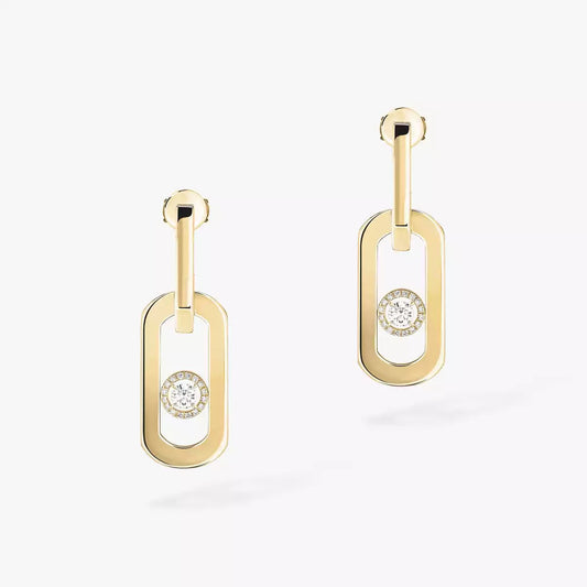 [Stars Jewelry] So Move XL Diamond Hoop Earring