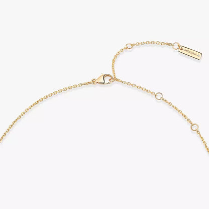 [Stars Jewelry]Lucky Eye Diamond Necklace in  Gold and Turquoise