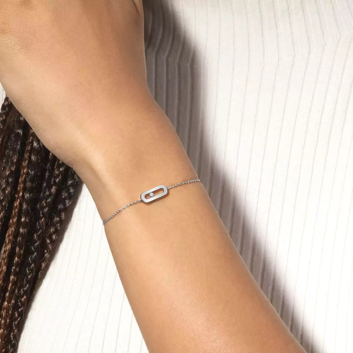 [Stars Jewelry]Move Uno Diamond Bracelet
