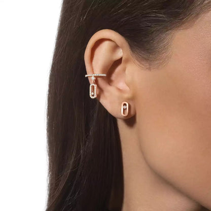 [Stars Jewelry]Move Uno Diamond Stud Earrings